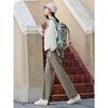 Jiuzi Anna Kou Lazy Relaxation Elastic Waist Drop Wide Leg Pants Women's 2025 Summer New Style