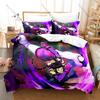 Personality Juri Han Bedding Set New Duvet Cover Pillowcase Street Fighter Game Anime Style Soft Bed Set Twin Full Queen King