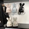 Cute rabbit ears small backpack 2025 new Mori sweet girl fashion niche versatile travel backpack
