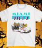 Funny Miami Mice Cartoon White 100% Cotton All Size To 4XL Shirt Unisex T-Shirt