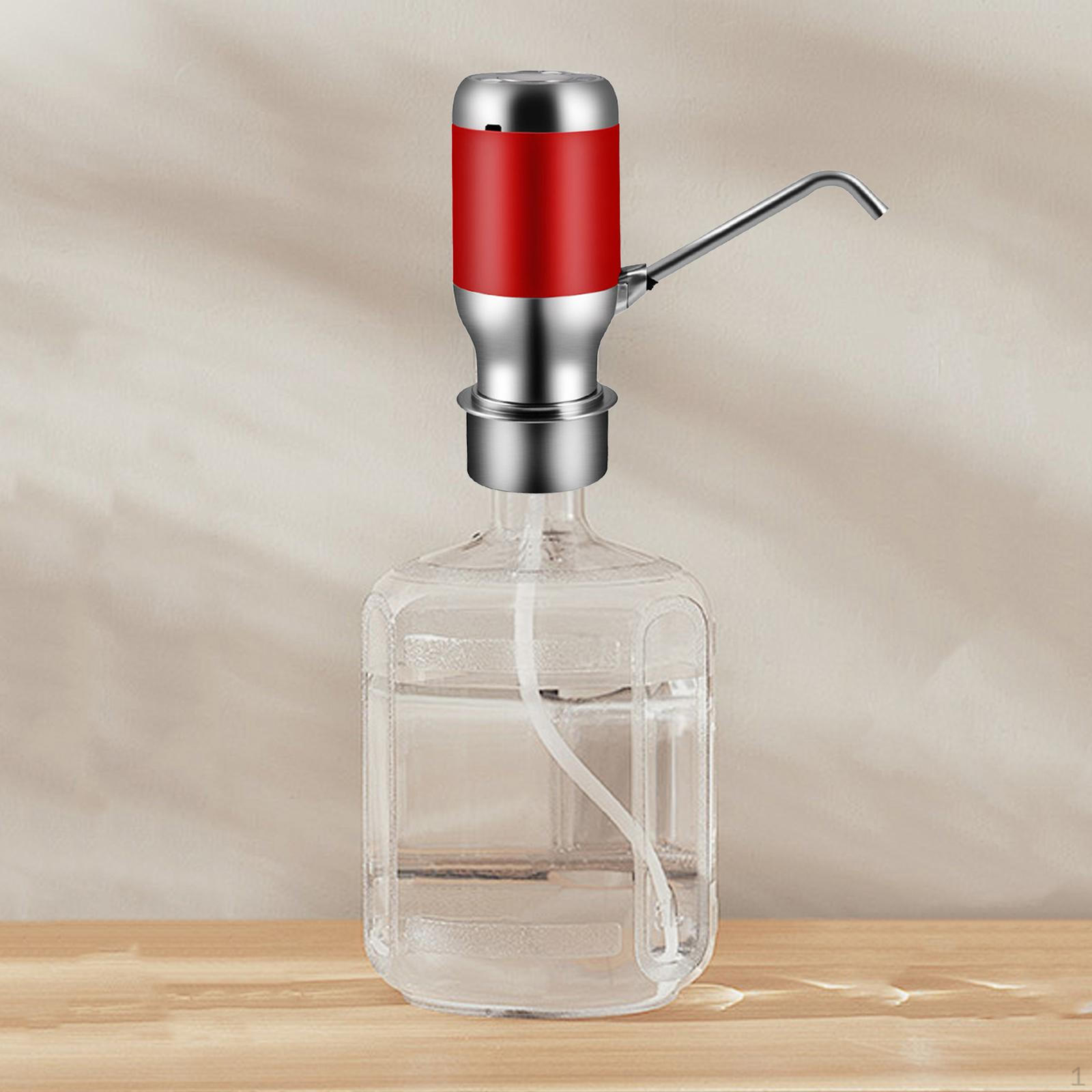 

Автоматический дозатор воды Питьевой насос Бутылка Портативный USB зарядка Электрический красный