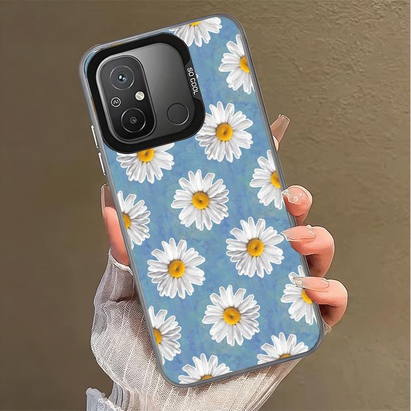 Daisy Flowers Aesthetics Shockproof Phone Case for Xiaomi Poco X7 X6 X5 X3 Pro F7 Ultra M8 Redmi 15C 15 14C 13C 12C 10C 13 12 10