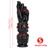 Black Oversized Fist Fake Arm Masturbation Fisting Anal Plug Rear Asshole Sex Toys Expansion Devices