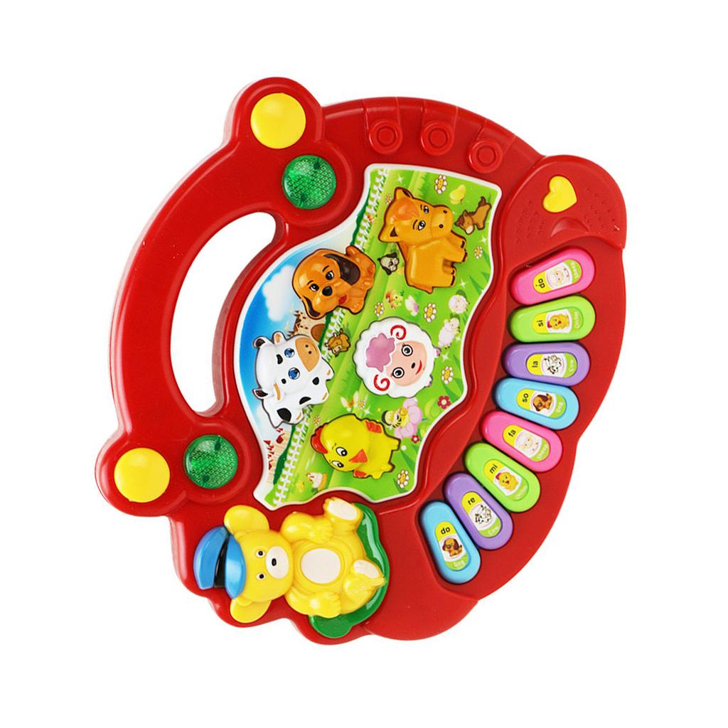 Electronic Baby Instrument Farm Animal Keyboard Toy Children Educational Musical Instrument Toys