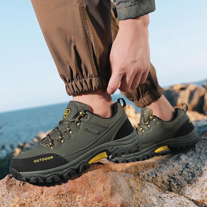 Fashion Non Slip Outdoor Casual Shoes Man New Handmade Leisure Walk Sneakers Luxury Brand Classic Flats Leather Men's Casual Trainers