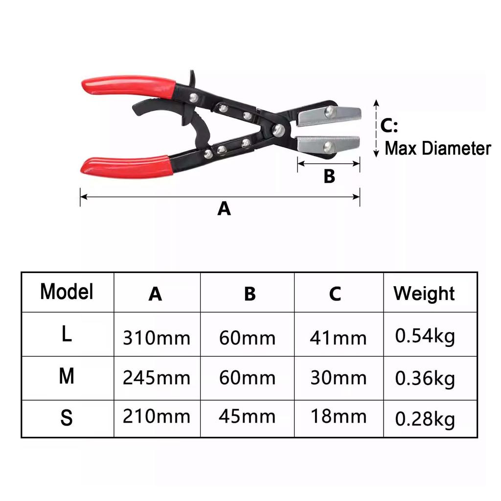 Szczypce do uszczelniania przewodów olejowych w samochodach Szczypce do odcinania i uszczelniania węży Stopowy zacisk do rur wodnych Zacisk do rur olejowych Narzędzia do naprawy