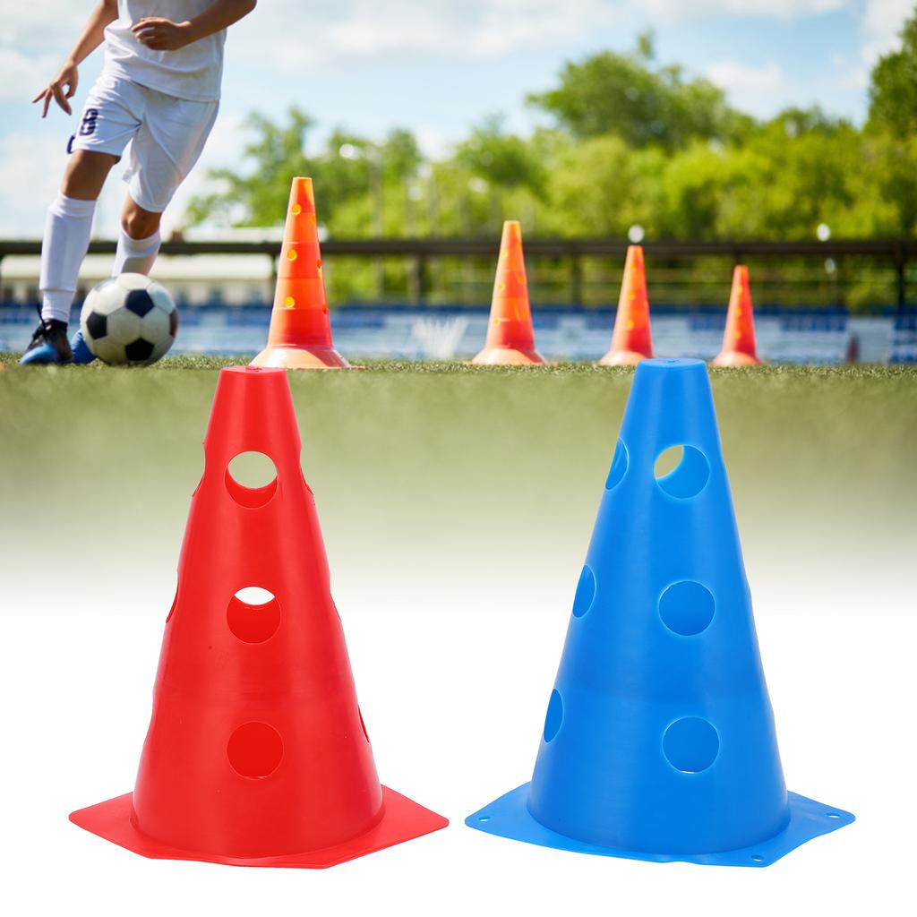 23cm/9.1in Football Barrier Multicolor Portable Skating Marker Basketball Training Cones Football Barrier Multicolor Cones