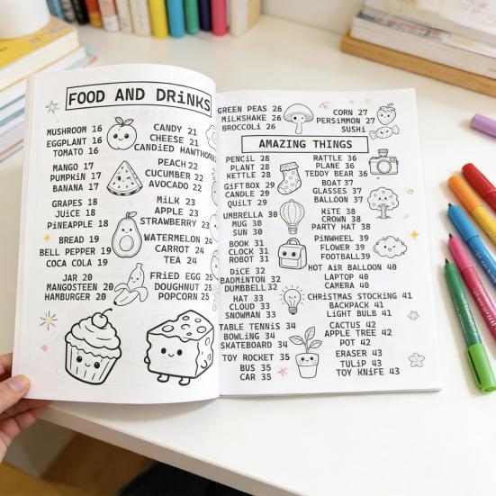 How to Draw Everything 100 Pictures Coloring Book for Easy-to-Learn Steps Coloring Book Beginners And Artists