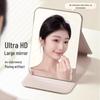 Portable Tulip Makeup Mirror: Compact Handheld and Desktop Vanity Mirror for Dormitory Students