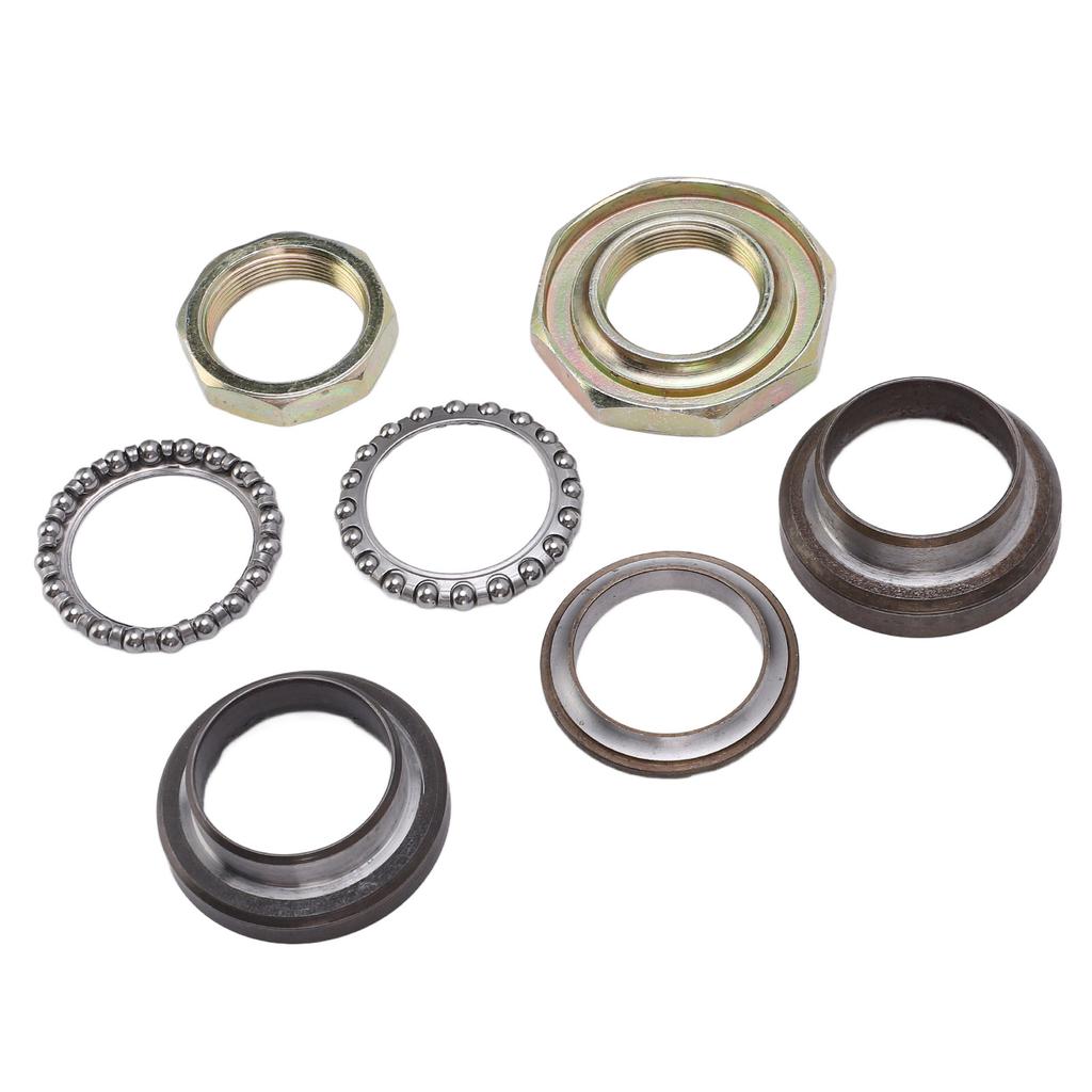 Motorcycle Front Fork Steering Stem Bearings Kit Steel Alloy for GY6‑50 60 80CC Go Karts Scooters ATV UTV