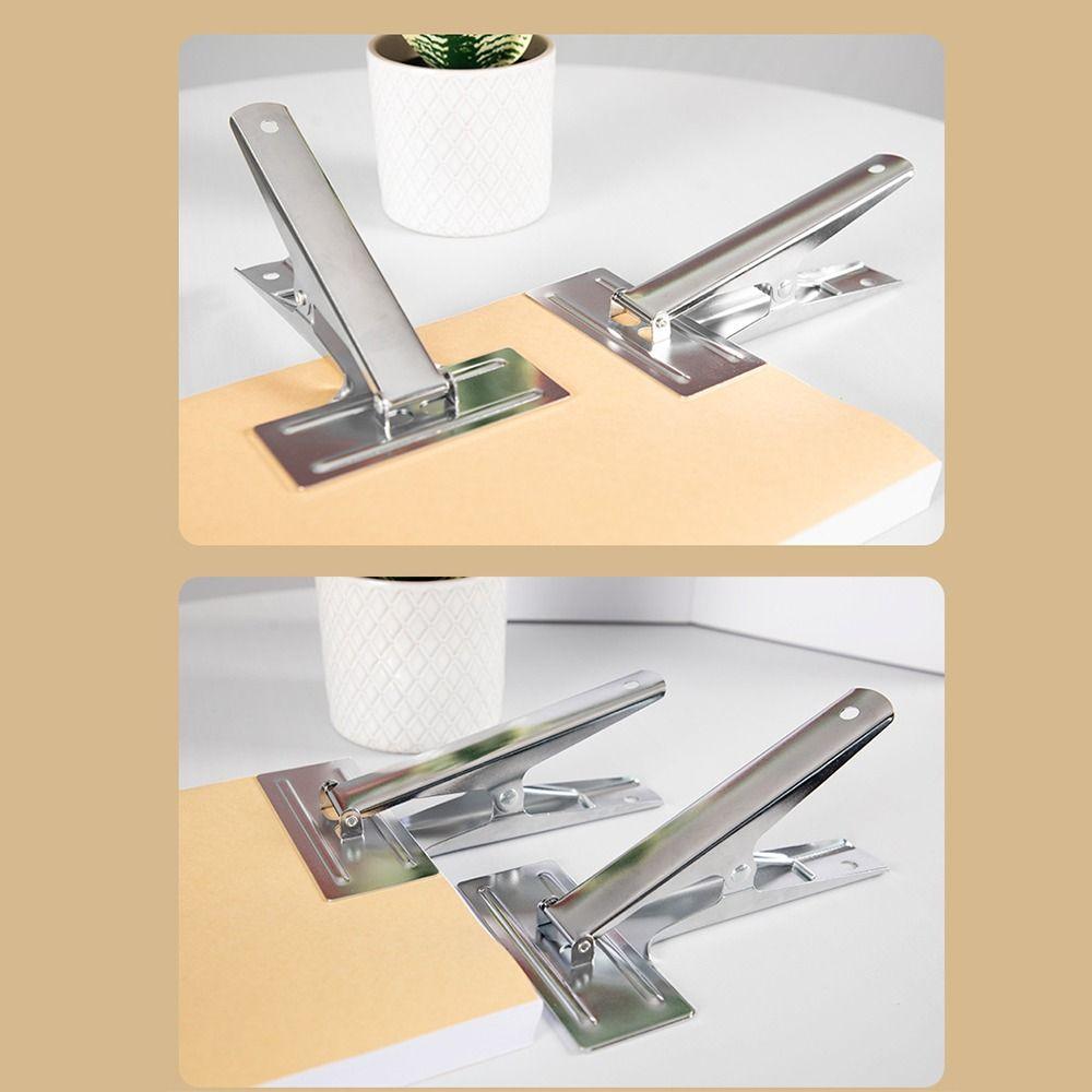 Steel Office Clip Large Document Binding Clip Voucher Binding Clamp  Financial Office