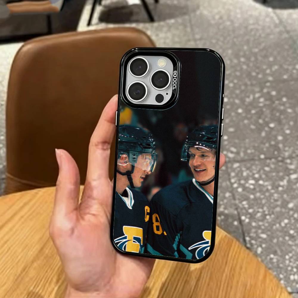 LGBTQ H-Heated R-Rivalry Ice Hockey Phone Case For iPhone17,16,15,14,13,12,11 Plus,Pro Max Colored Silver Plated Inside Cover
