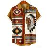Outdoor Streetwear Men's Fashion Shirts Taiji Ethnic Patterns Printed Men's Shirts Casual Daily Men's and Women's Shirt