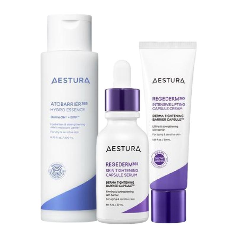 AESTURA Atobarrier365 Hydro Skincare Set (Hydro Essence Toner 200ml + Rejederm365 Capsule Serum 30ml + Capsule Cream 50ml)
