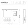 Deli AH103-C Smart Face & Fingerprint Cloud Attendance System CN Plug (adapter Included)