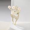 Bo Xin Yun High-Grade Elk Brooch: 'A Deer Has You' Animal Protection Pin & Clothing Accessory