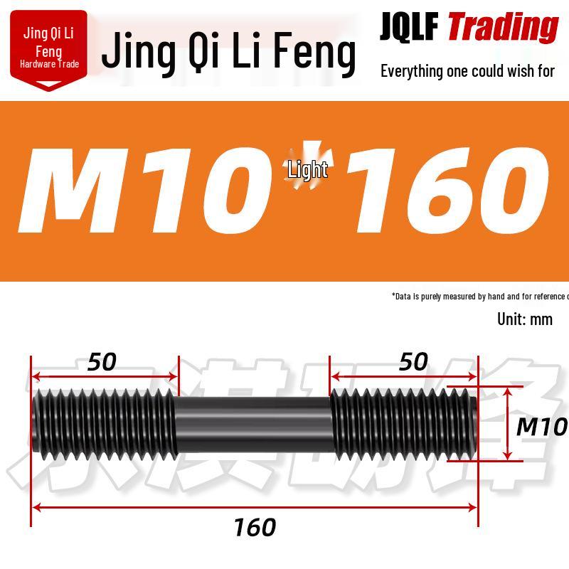 High-Strength Double-Ended Stud Bolt M12-M18 | Grade 8.8 Mold & Press Screw Rod