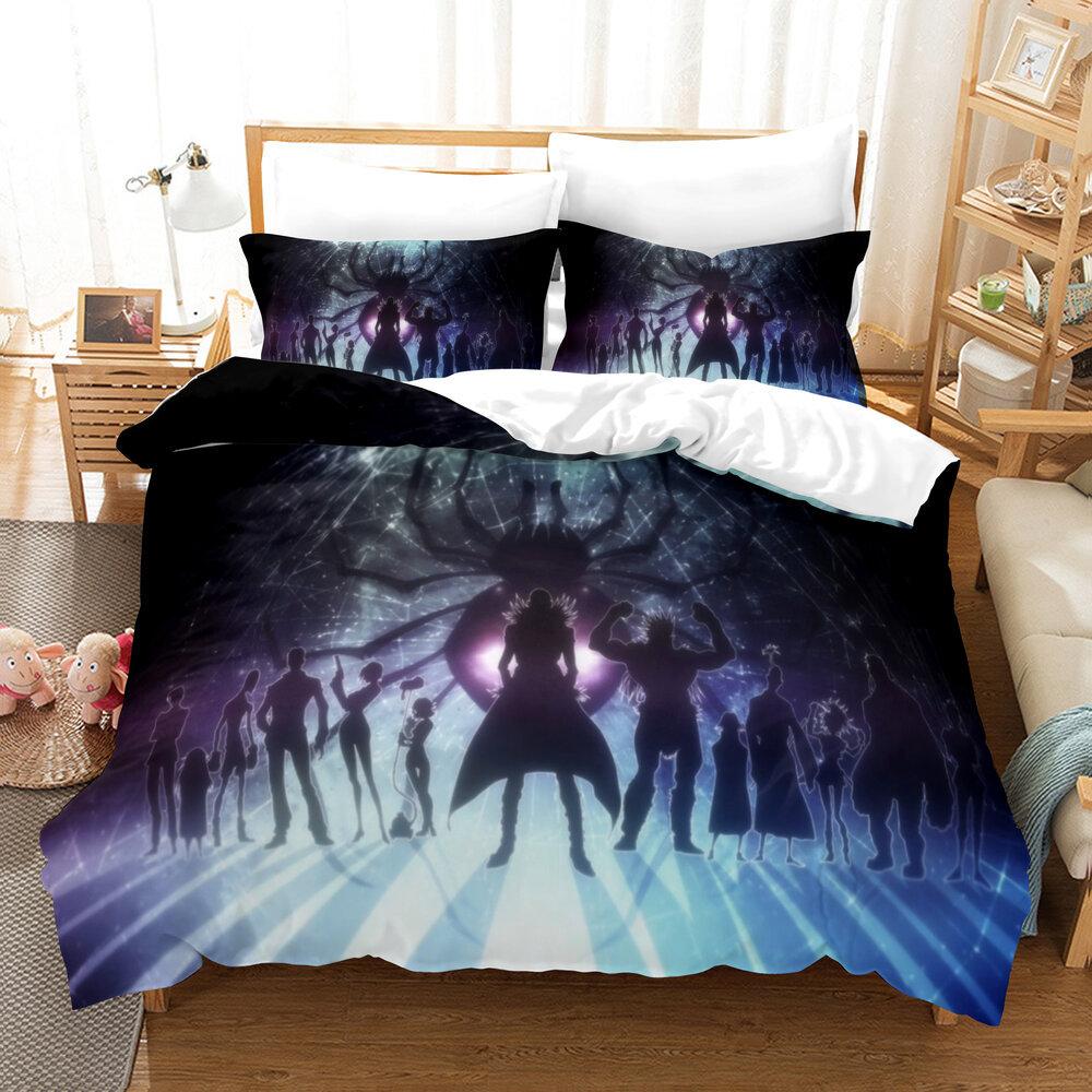 Game 3D Digital Printing Kit Quilt Cover Three-Piece Set