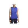 Nike Dri-FIT Solid Logo Print Sleeveless Polo Shirt Women Tops Blue DH2313-430
