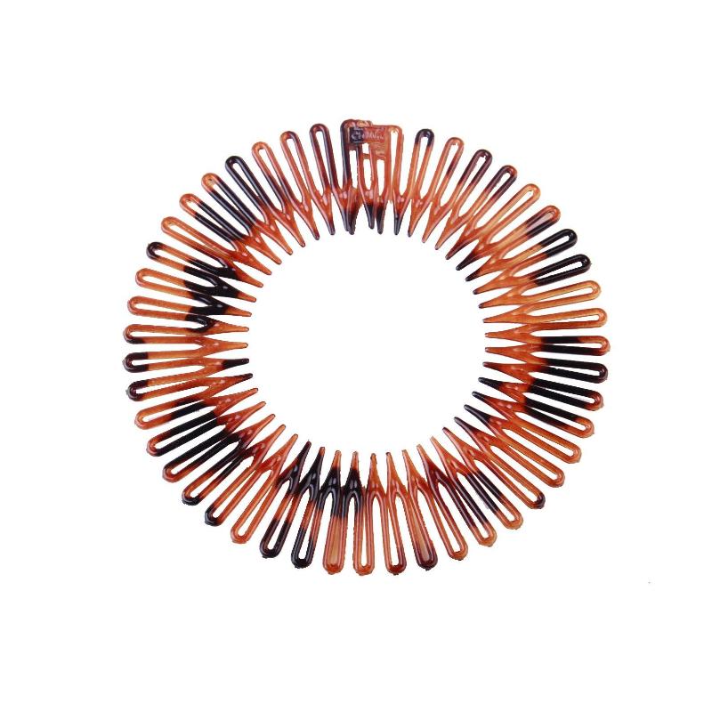 Cerc complet din plastic extensibil pieptene flexibil dinți bentiță pentru cerc de păr bandă clipă bentiță pentru spălarea feței accesorii de păr fixe