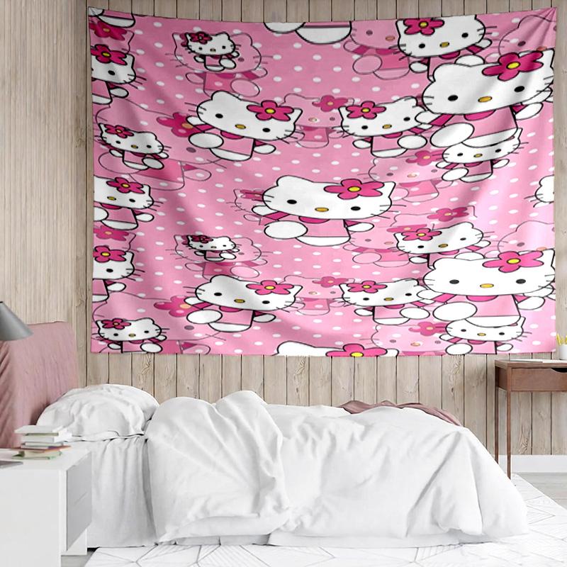 1PC Kitty Party Quick-Dry Tapestry, Unique Design Tapestry, Suitable for Bedroom,Livingroom, Playroom,Heartwarming Holiday Gifts