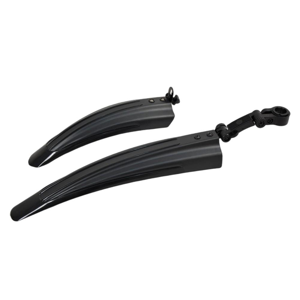 Bike Mudguard Set for Various Seatpost Sizes For 25 4mm 28 6mm 31 8mm чёрный