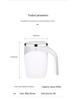 Automatic Electric Stirring Mug: Stainless Steel, Magnetic Rotation, Rechargeable for Coffee & Soy Milk