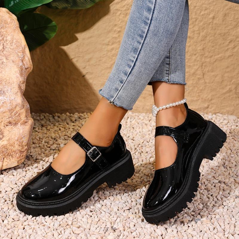 Fashion 2025 Brand Ladies Shoes Loafers Women's High Heels Fashion Buckle Strap Office and Career Hot Sale Plus Size Heels Women Zapatos