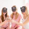 Animal Plush Cat Mask Realistic Masquerade Mask Halloween Plush Masks  Costume Party Supplies
