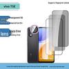 Vivo T5E HD Anti-Peep Frosted Tempered Film & T5 Lite Rhinestone Transparent Lens Film