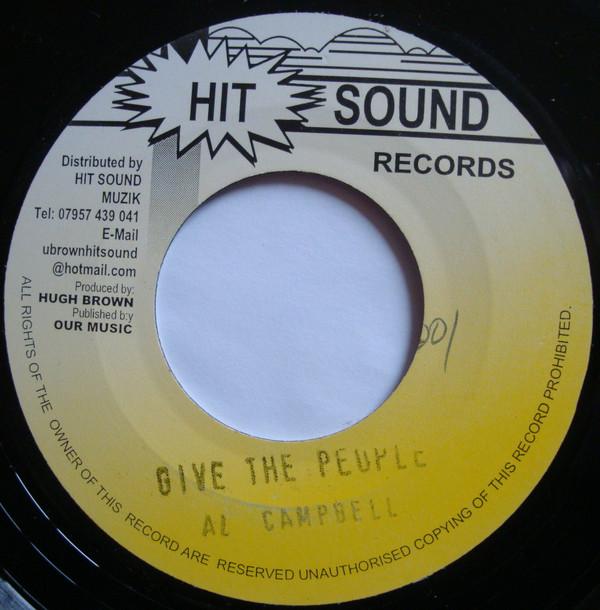 

7inch Record AL CAMPBELL - Give The People NONE Hit Sound UK Reggae, Ska & Dub Used