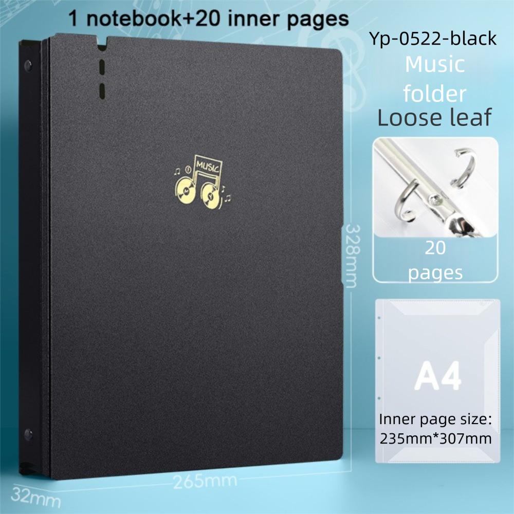 Transparent Music Score Folder A4 Piano Sheets Folder Creative Document Storage Organizer