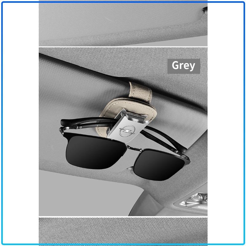 Auto Logo Car Eyeglass Holder Glasses Storage Clip Accessories For Opel Astra H G J Insignia Mokka Zafira Corsa Vectra B C D