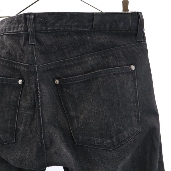 Acne Jeans Straight Denim Pants Dark Gray Jeans Men's Used