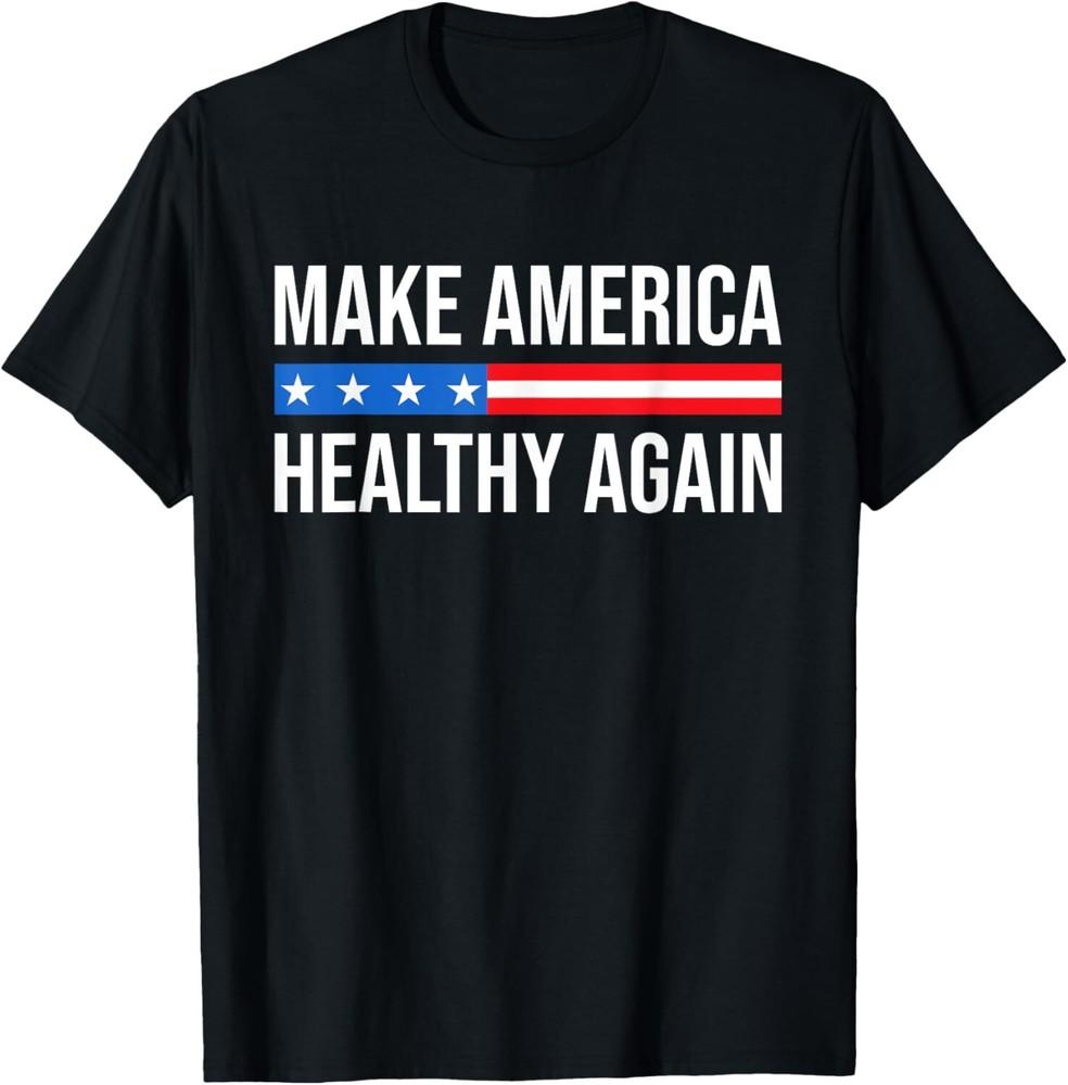 SALE Make America Healthy Again Vintage USA Flag Unisex T-Shirt Unisex T-Shirt S