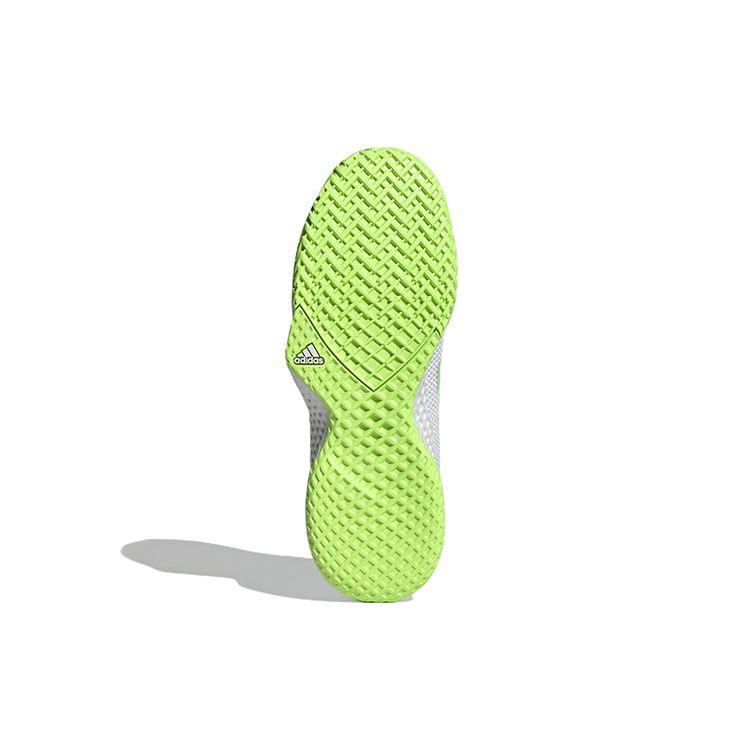 Adidas CourtFlash White Beam Green Men Sneakers Cloud-White Solar-Green GY4007