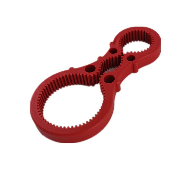 

Creative Rubber Jar Openers Multi-purpose Jar Lids Bottle Cap Grip Twister Opener Tool for Soda Bottles Condiments Canned Goods красный