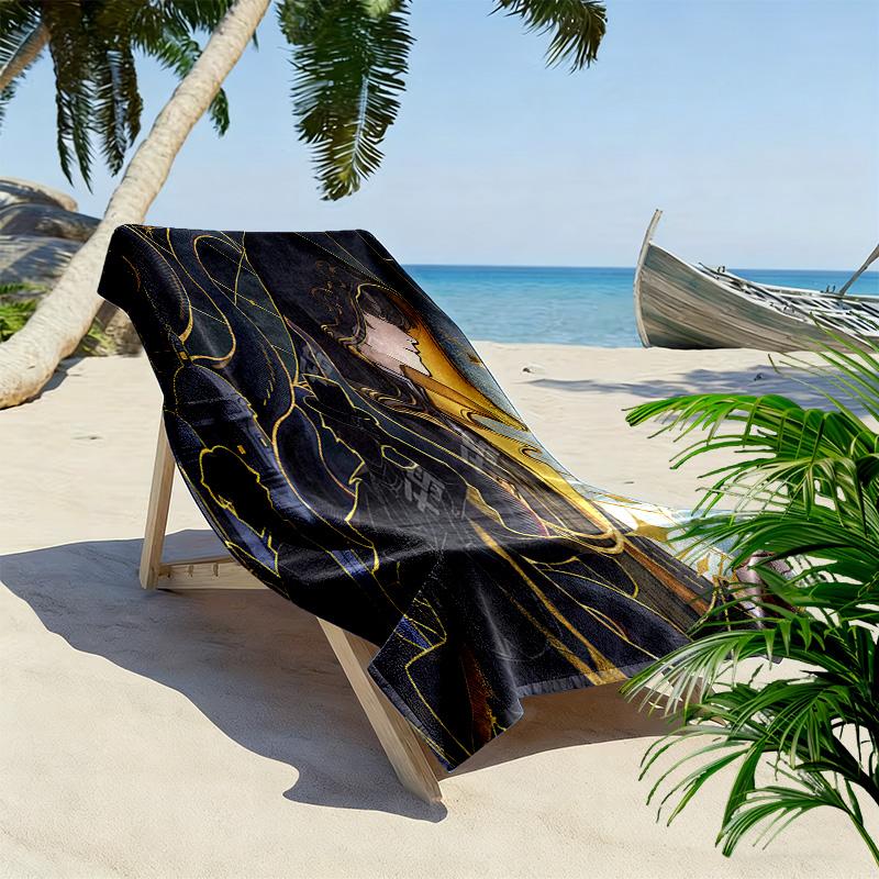 Lord of Mysteries Print Beach Towel, Large Soft Quick Dry Towel for Beach Camping Swimming