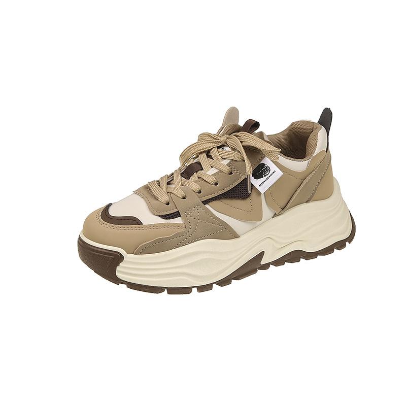 Thick-soled Dad Shoes Children's Spring and Autumn New Boutique Mesh Versatile Student Sports and Leisure Shoes