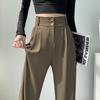 Suit Pants Children's Spring and Autumn New High-end Drape Straight Pants Narrow Wide-leg Trousers