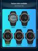 Sanda Luminous Waterproof Sports Watch: Multifunctional Alarm Clock Wristwatch for Men and Women