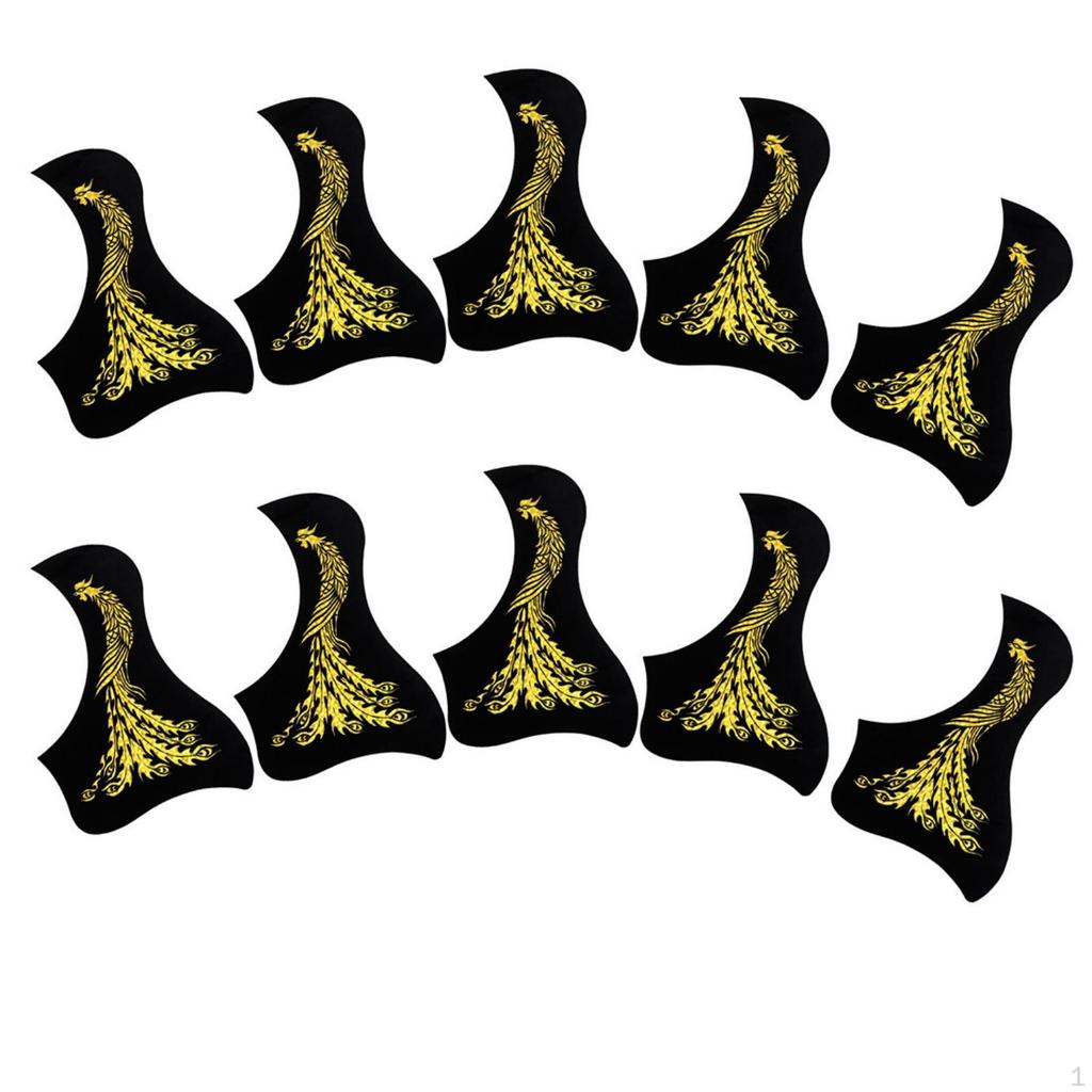 10 Pieces Guitar Pickguard Easy Installation Preserving Pick Guard for Guitarists,
