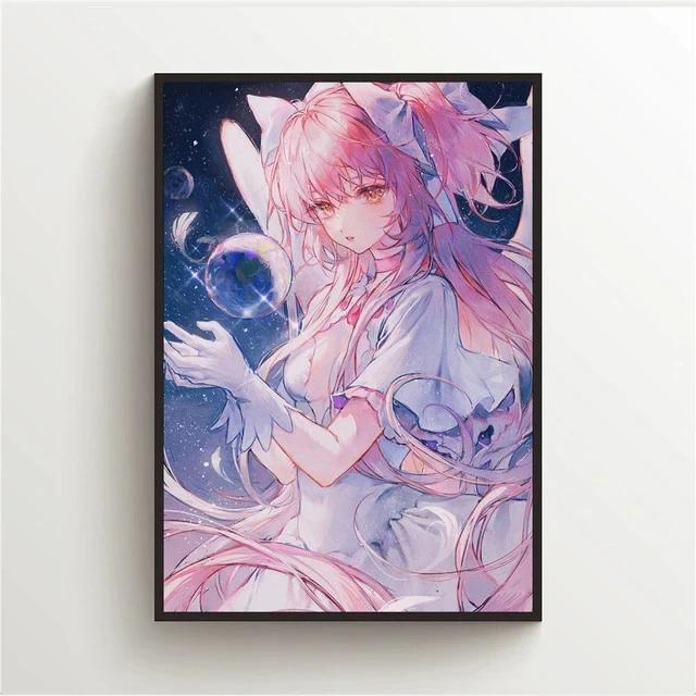 Puella Magi Madoka Magica Ιαπωνικό Άνιμε Κινούμενα Σχέδια Αφίσες Εκτυπώσεις Τέχνη Τοίχου Ζωγραφική σε καμβά Εικόνα για Σαλόνι Διακόσμηση Σπιτιού