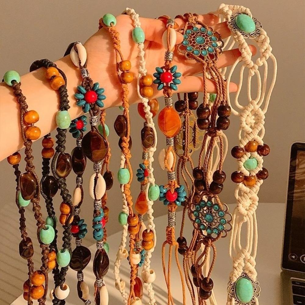 Hand Woven Body Chain Retro Jewelry Accessories New Belt Strap Women