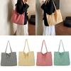 Trendy Polyester Plaid Tote Bags Large Capacity Lightweight Bow Shoulder Bag Bow Tie Design Shopping Bag Ladies