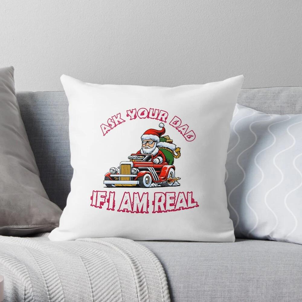 Merry Christmas Snowman Decoration Home Pillowcase Cushion Cover 50X50Cm Autumn Nordic 40X40Cm Modern Living Room Sofa Bed