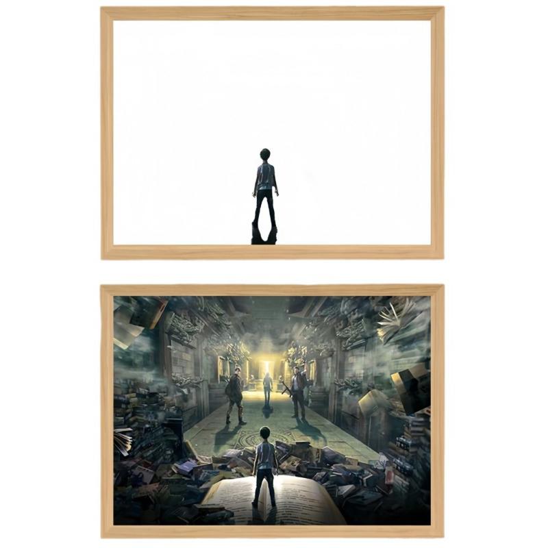 22cm/8.66in Anime Tomb Robbery Notes Light Painting Figures Peripherals Night Lamp Collectible Gift Birthday Bedroom Decoration