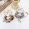 6-Piece Set of Korean Simple Bow Hair Ties 