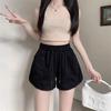 Pink Women's Casual High-Waisted Korean Style Summer Shorts