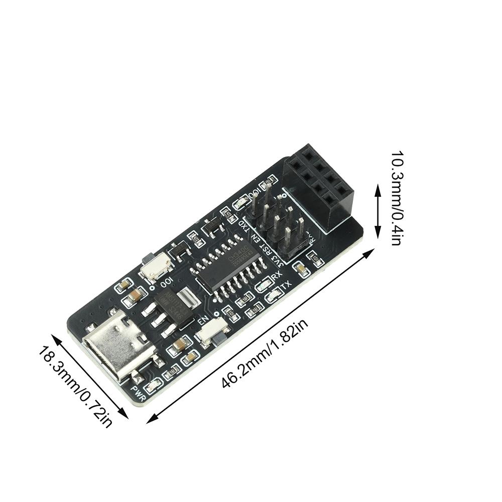 ESP-01/01S Wireless Transparent Transmission Module ESP8266 Serial To WiFi Module Adapter CH340 Type-C ESP-01/01S Adapter Board